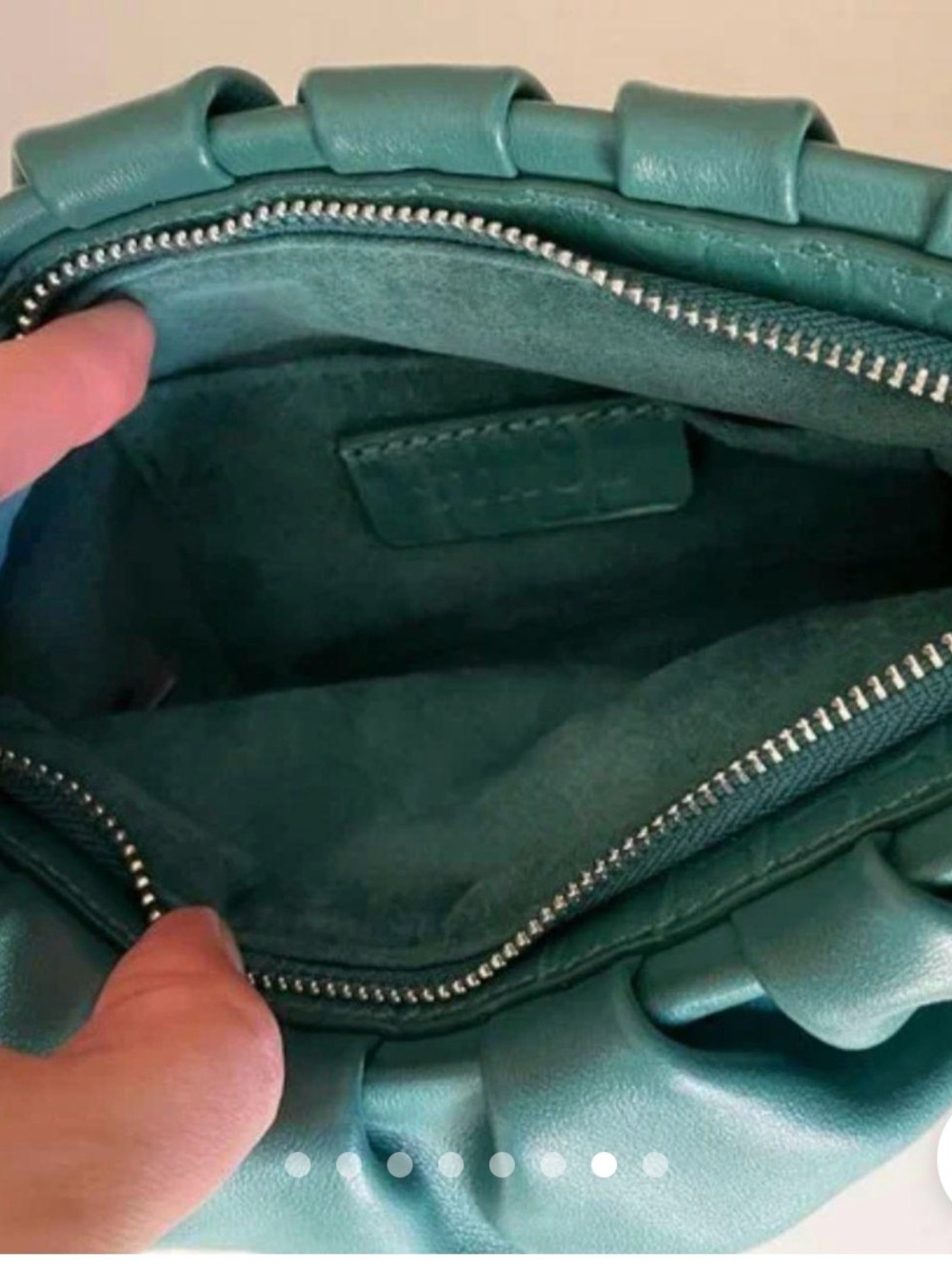 STAUD Teal Gathered Shoulder Bag - Picture 3 of 3
